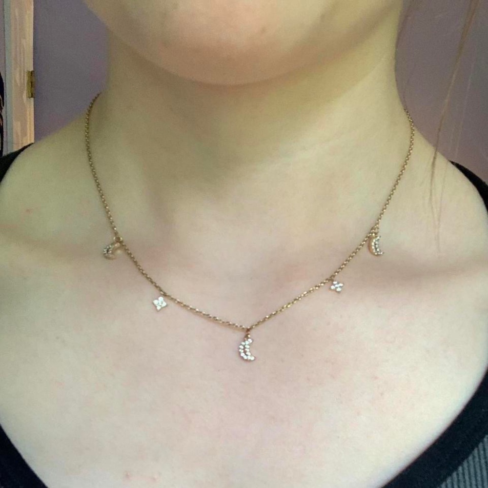 urban outfitters gold necklace